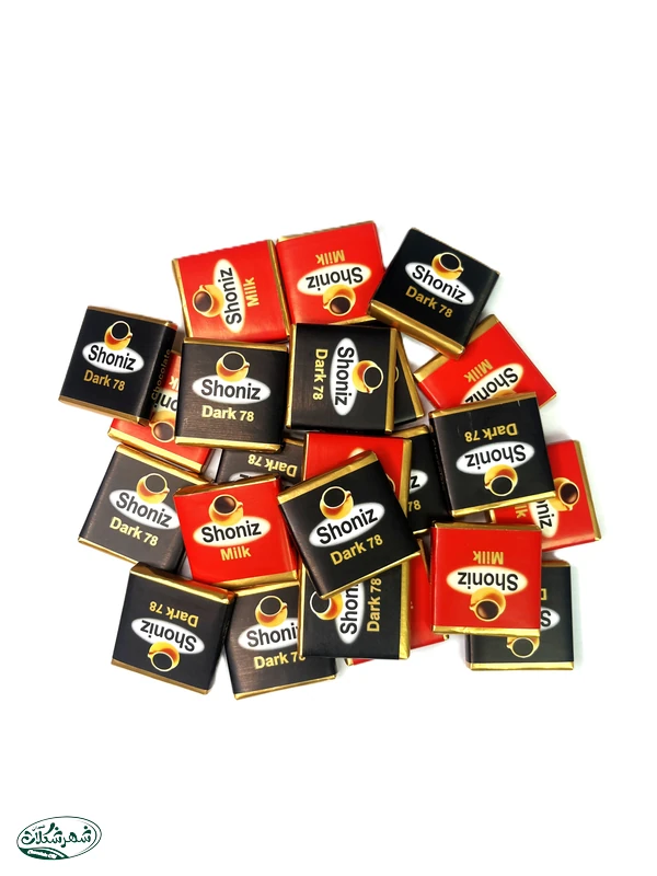 شکلات ميکس مربع شونيز 6ج500گ