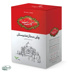 چاي هندوستان گلستان 500گ ساده (قرمز) 10ب