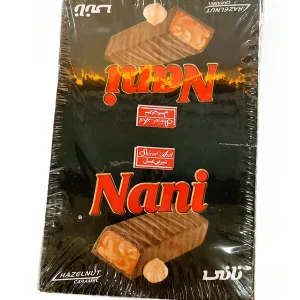 شکلات ناني فندق کارامل مشکي شيرين عسل 40گ24ع6ج