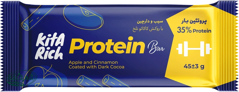 پروتئين بار کيتاريچ سيب دارچين45گ12ع