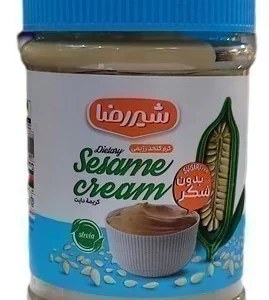 کرم کنجد رژيمي 400گ شيررضا 6ع