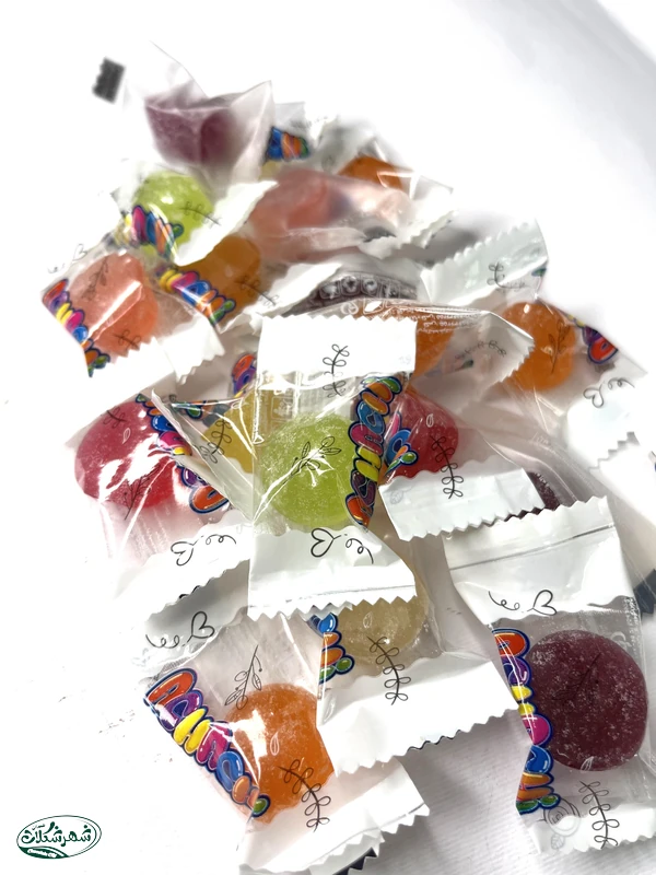 ژله پاستيلي دو سرپرس مايا شفاف و مات اچاچي 900گ 6ب
