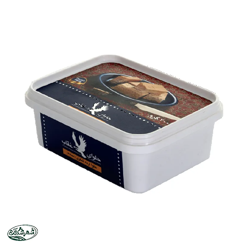حلوا شکري 400گ ساده عقاب 12ع