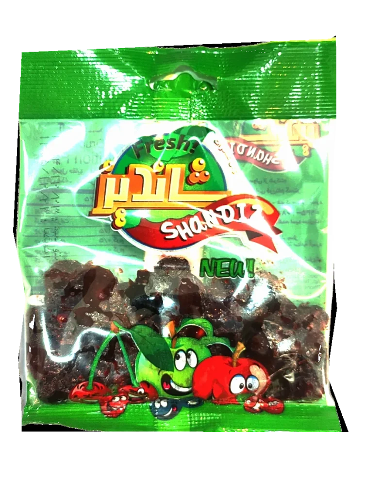 ترشک شانديز صادراتي الوچه طلايي ومشکي10ع