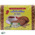 بيسکوئيت750گ پذيرايي ساقه طلايي شهد توت مينو6ع