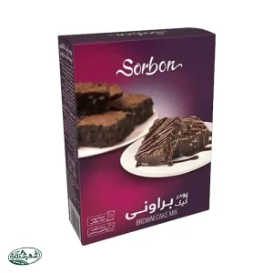 پودر کيک سوربن براوني 400گ12ع