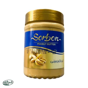 کره بادام زميني400گ سوربن 12ع