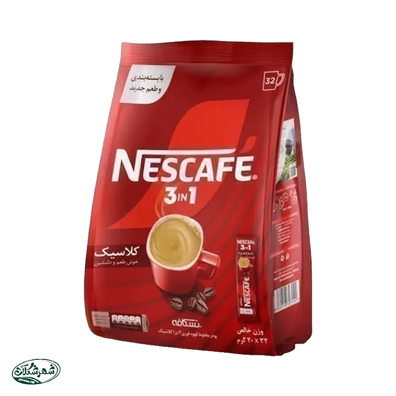 کافي ميکس 3*1 نستله کيسه 32ع 10ب