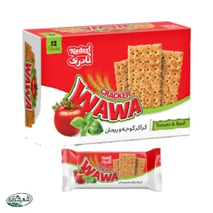 بيسکوييت کراکر گوجه و ريحان واوا نادري 6ع
