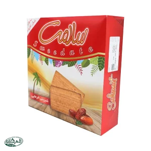 بيسکوئيت خرمايي بدون شکر 900گ سلامت6ع