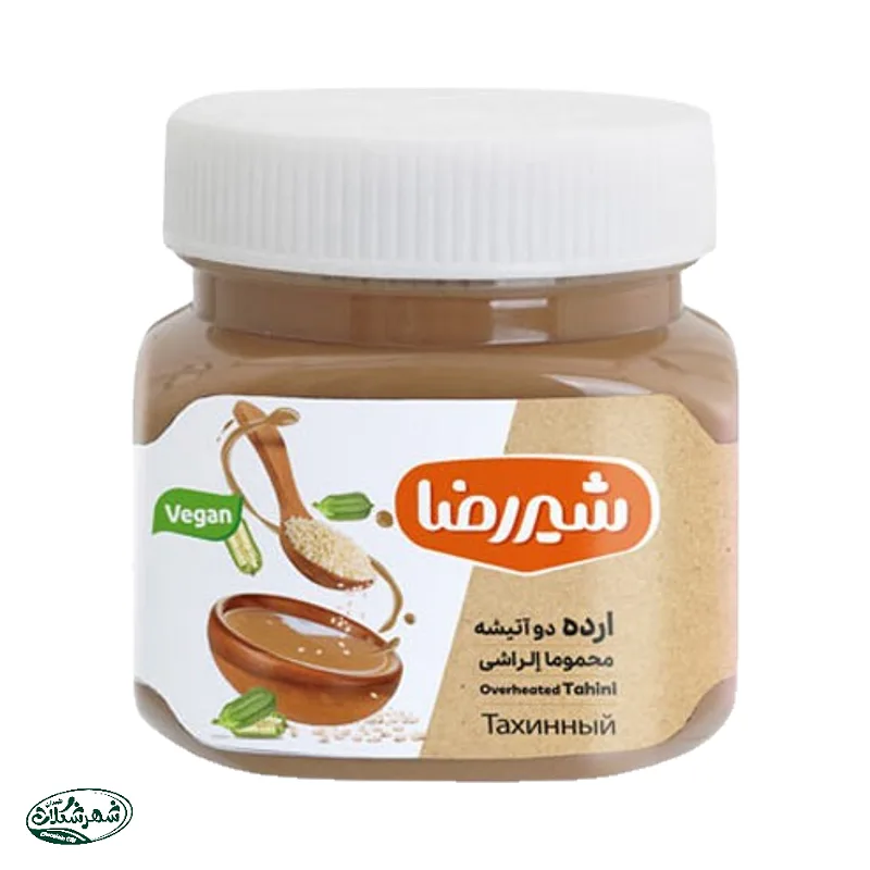 ارده مايع 350گ دو اتيشه شير رضا 9ع