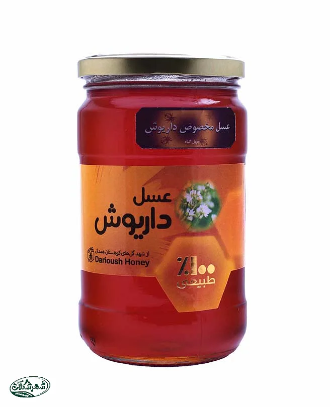 عسل شيشه 600 گرمي داريوش