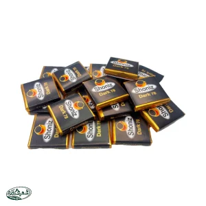 شکلات مربع تلخ شونيز 500گ6ج